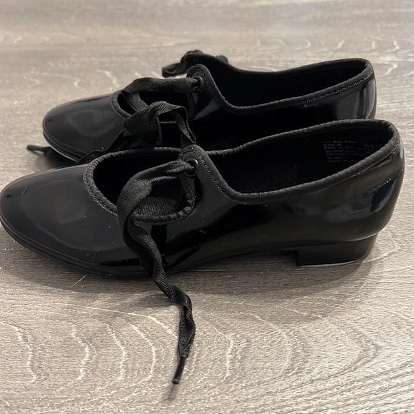 American ballet theater size 12 tap shoes black only worn a few times - Picture 5 of 9